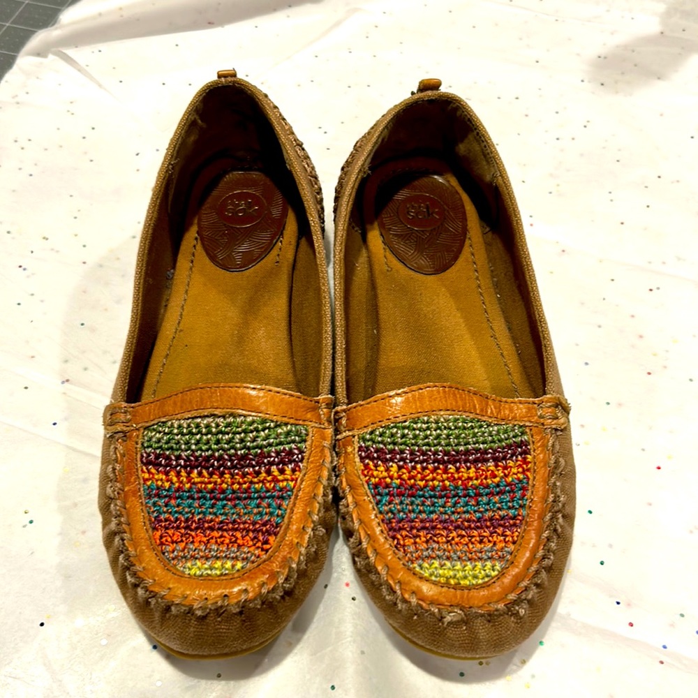 The Sak loafer slip on moccasin